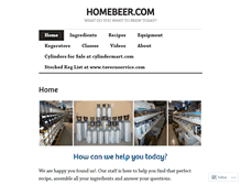 Tablet Screenshot of homebeer.com